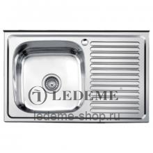 Мойка для кухни из нержавеющей стали Ledeme L98050-L глянцевая