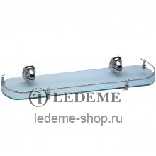 Полочка для ванной Ledeme L1507 Хром/Стекло
