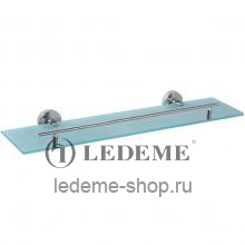 Полочка для ванной Ledeme L1707 Хром/Стекло