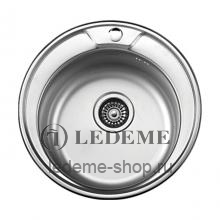 Мойка для кухни из нержавеющей стали Ledeme L84949-6 глянцевая