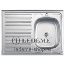 Мойка для кухни из нержавеющей стали Ledeme L78060-R матовый