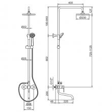 Душевая стойка Ledeme L2403-1