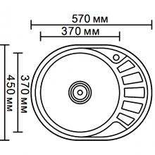 Мойка для кухни из нержавеющей стали Ledeme L65745-6R