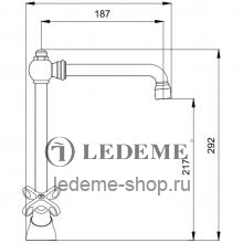 Смеситель для кухни Ledeme L4583