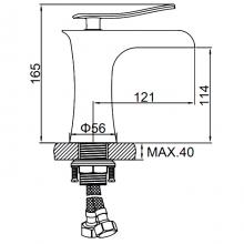 Смеситель для раковины Ledeme L1055-23