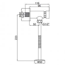 Смеситель для писсуаров Ledeme LH506