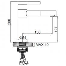 Смеситель для раковины Ledeme L1152