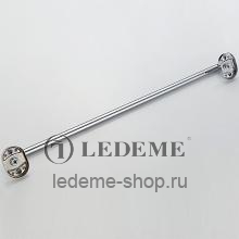 Прямой полотенцедержатель Ledeme L1901-1 Хром