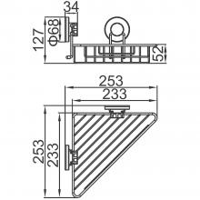 Полка-решетка Ledeme L3728-1