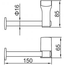 Держатель туалетной бумаги Ledeme L30303B-4