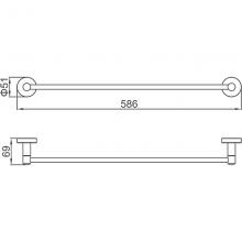 Прямой полотенцедержатель Ledeme L71701U