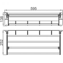 Полка для полотенец Ledeme L809