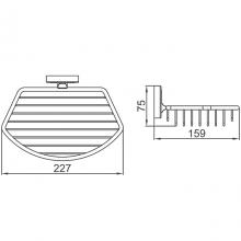 Полка-решетка Ledeme L3528-2