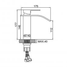 Смеситель для раковины Ledeme L1055B-29