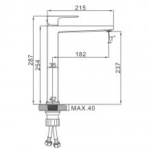 Смеситель для раковины Ledeme L1173