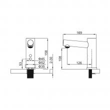 Смеситель для раковины Ledeme L1655A-1