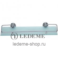 Полочка для ванной Ledeme L1507-1 Хром/Стекло