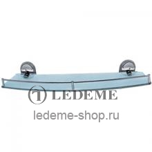 Полочка для ванной Ledeme L1920-1 Хром/Стекло